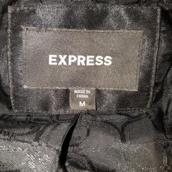 *SOLD* EXPRESS Women’s Down Puffer Jacket Black - Picture 6 of 8